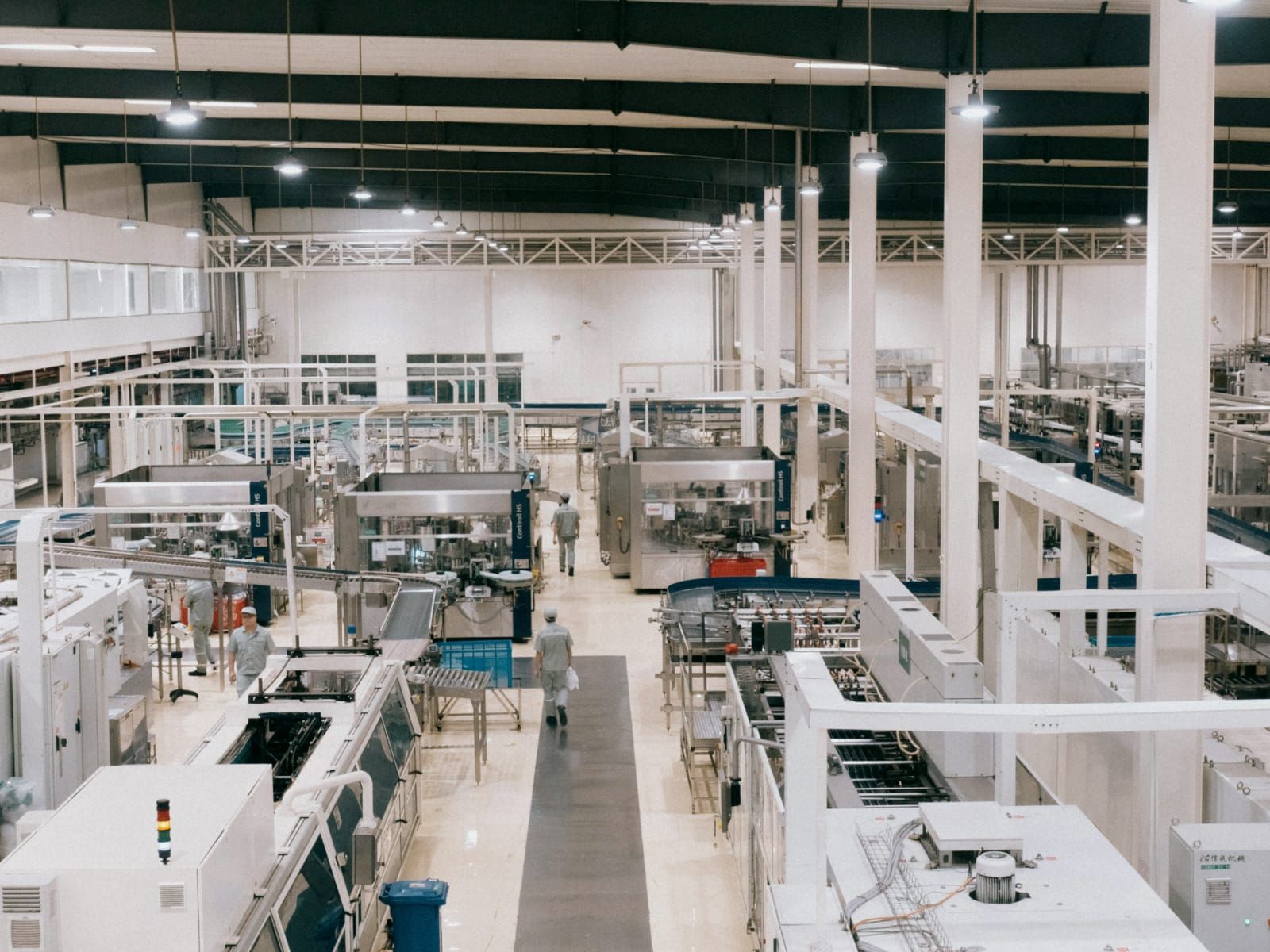 Beverage production line at the Bronze Horse Industries facility in Amman